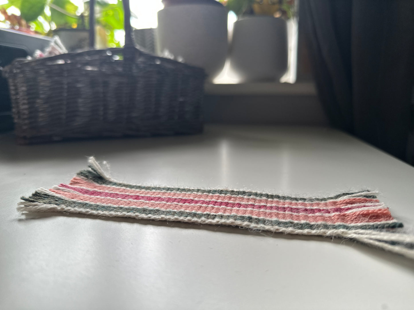 Handwoven bookmark