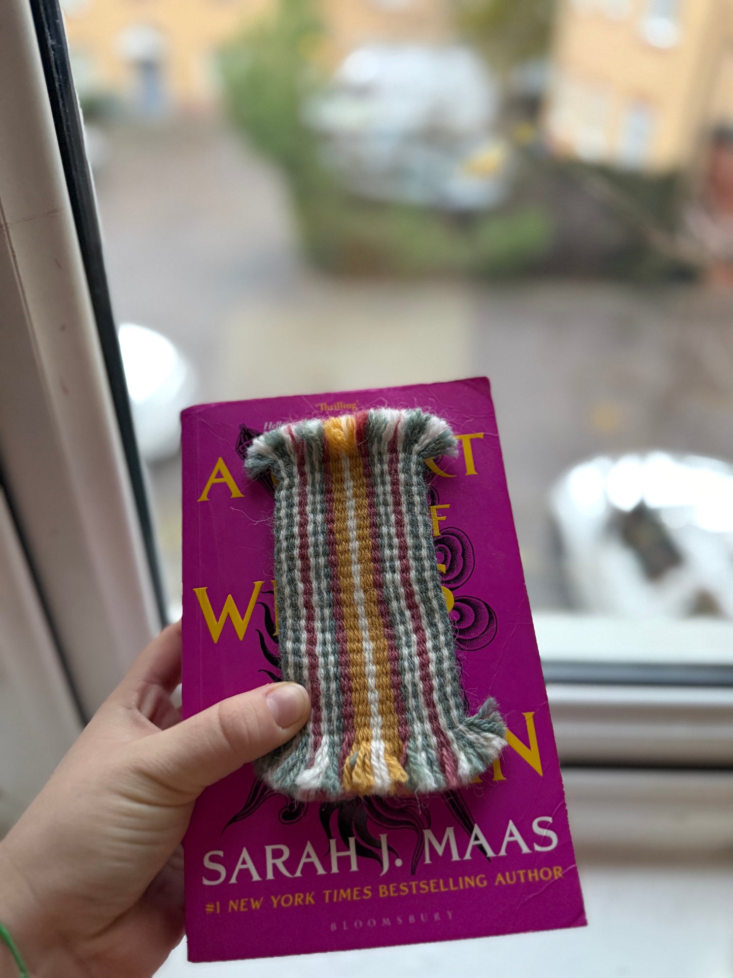 Handwoven bookmarks