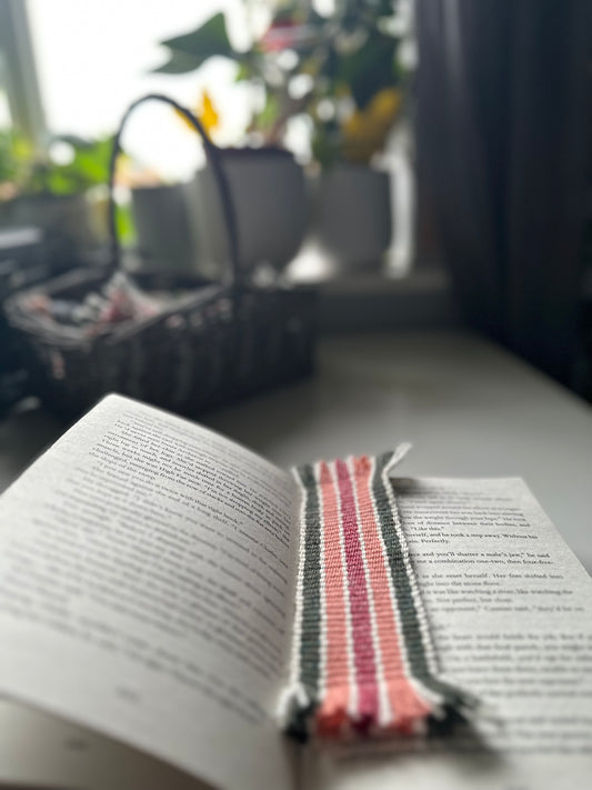 Handwoven bookmark